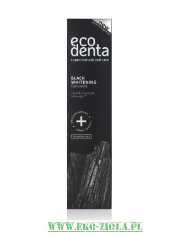 Ecodenta Pasta do zębów Czarna wybielająca z węglem drzewnym 100ml