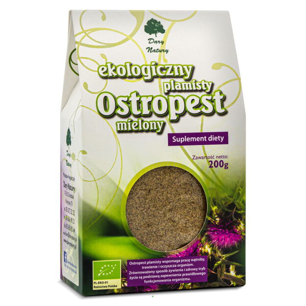 EKO Ostropest plamisty mielony 200g, Dary Natury