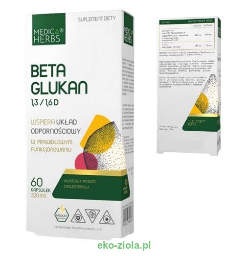 Medica Herbs Beta Glukan 1,3/1,6D 320mg 60 kaps