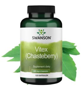 Swanson Niepokalanek Vitex (Chasteberry Fruit) 400mg 120kaps