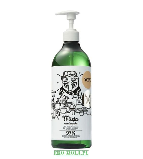 Yope Naturalny płyn do mycia naczyń Mięta i mandarynka 750ml