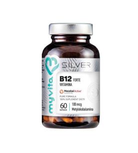 Silver Witamina B12 (metylokobalamina) 100mcg 60kaps, MyVita