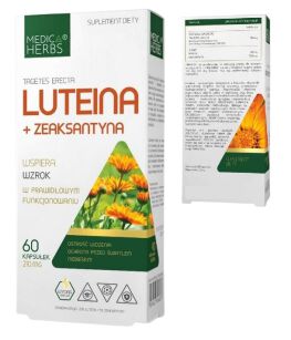 Medica Herbs Luteina + Zeaksantyna 210mg 60kaps