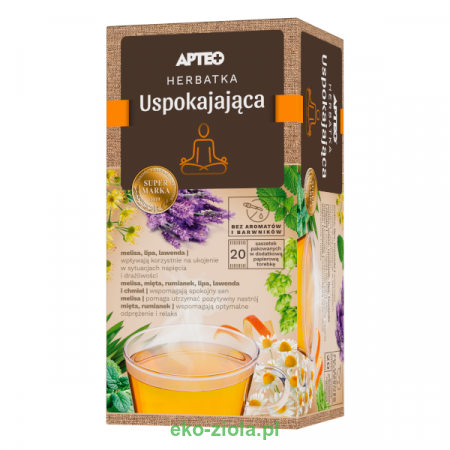 Apteo herbata Uspokajająca z Pomarańczą 20x2g