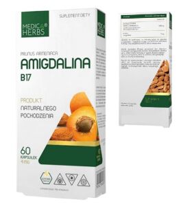 Medica Herbs Amigdalina (witamina B17) 4mg 60kaps