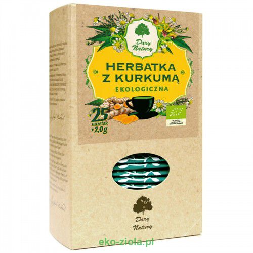 Dary Natury herbatka Z kurkumą EKO 25x2g