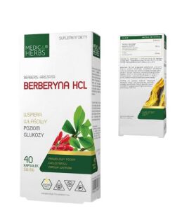 Medica Herbs Berberyna HCl 516mg 40kaps