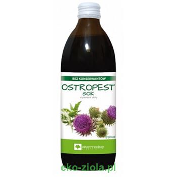 Sok z Ostropestu 100% B/C 500ml, Alter Medica 