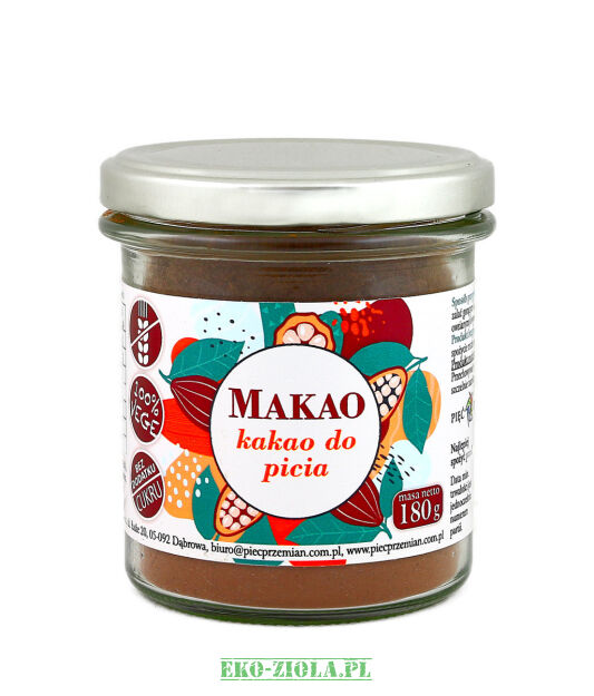 Pięć Przemian Makao kakao do picia bez cukru 180g