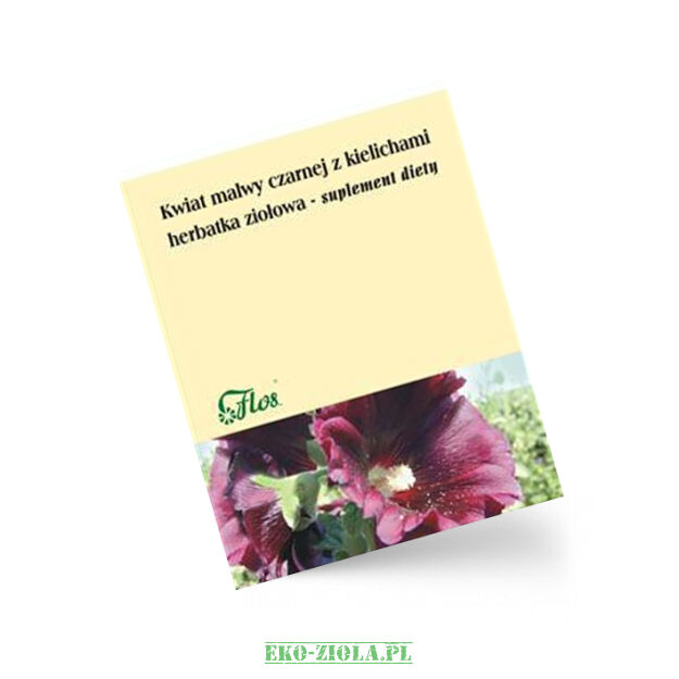 Flos Malwa czarna kwiat z kielichami 50g, suplement diety