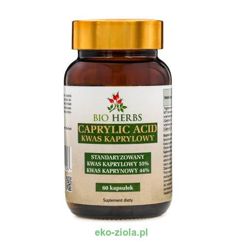 Bio Herbs Kwas kaprylowy standaryzowany 500mg 60kaps