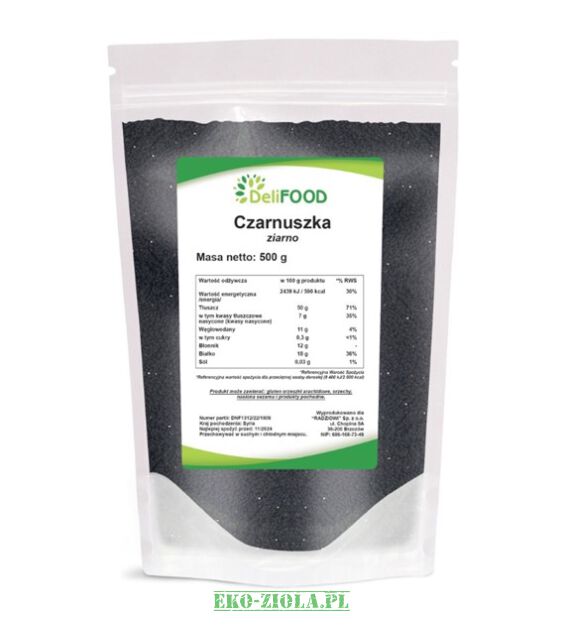 Vivio DeliFood Czarnuszka nasiona 500g