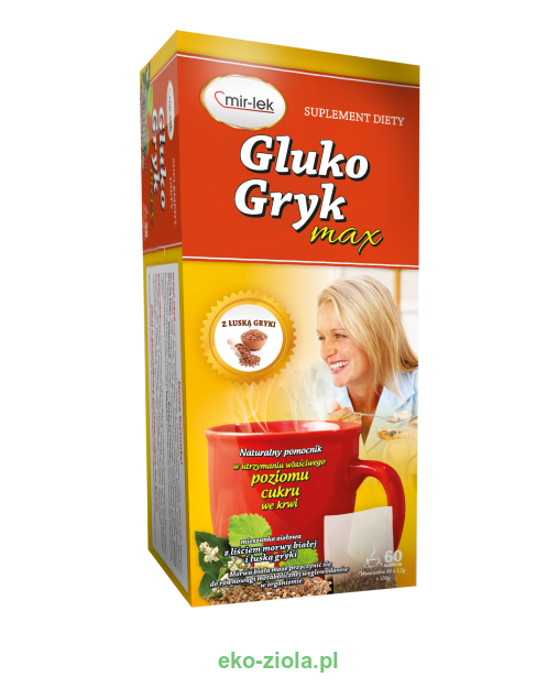 Mir-Lek Herbata Gluko Gryk MAX 60x2,5g