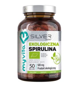 Silver Pure Spirulina BIO 600mg 50kaps