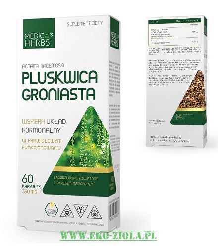 Medica Herbs Pluskwica groniasta 350mg 60kaps
