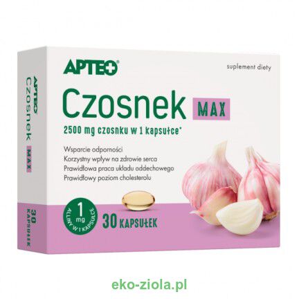 Apteo Czosnek MAX 30kaps