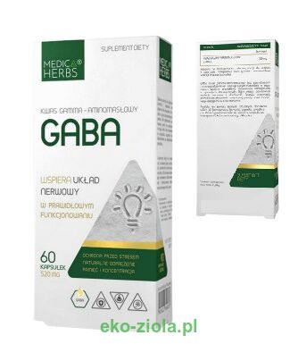 Medica Herbs GABA 520mg 60kaps