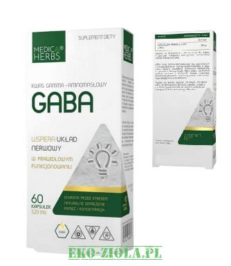 Medica Herbs GABA 520mg 60kaps
