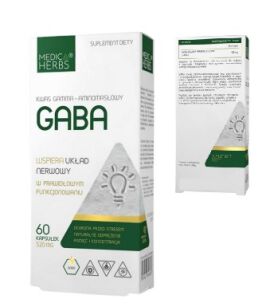 Medica Herbs GABA 520mg 60kaps