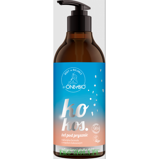 ONLYBIO Żel pod prysznic Kokos 400 ml