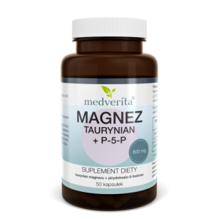 Medverita Magnez taurynian 50kaps
