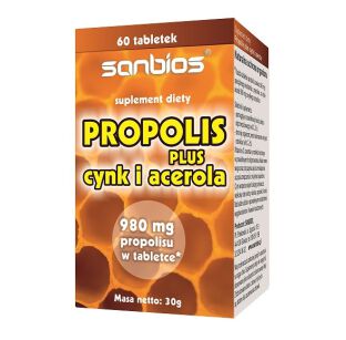 Propolis Plus 60tabl, Sanbios