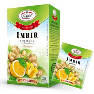 Malwa herbata Imbir z Cytryną 20x2g