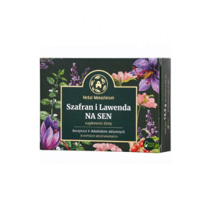 Herbal Szafran i Lawenda na sen 30kaps