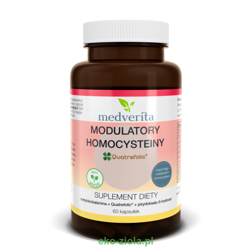 Medverita Modulatory homocysteiny - B12 + Folian + P-5-P (wit. B6) 60kaps