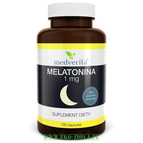 Medverita Melatonina 1mg 180kaps