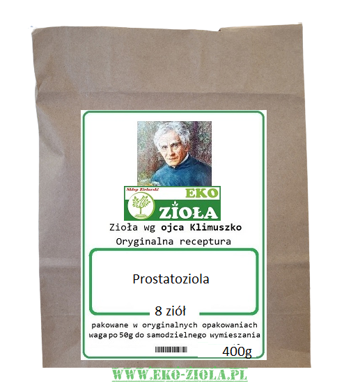 Wsparcie i profilaktyka przy - Prostatozioła - zestaw mieszanki ziół wg Klimuszko 400g
