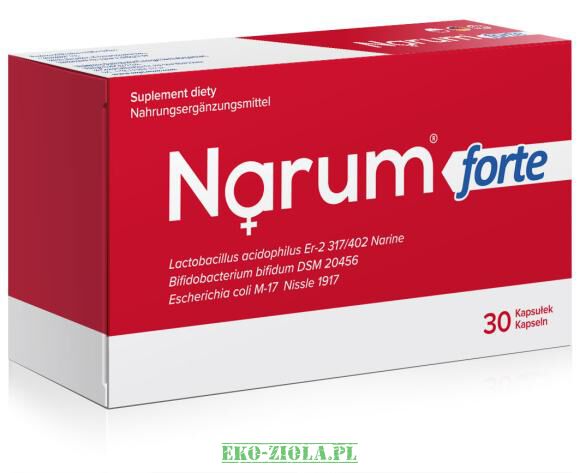 Narum forte 100mg 30kaps (czerwony)