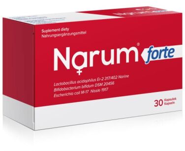 Narum forte 100mg 30kaps (czerwony)