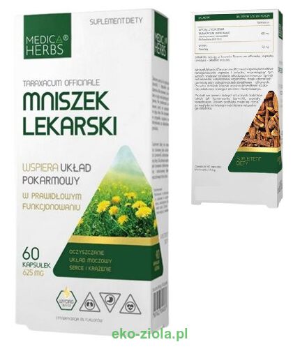 Medica Herbs Mniszek lekarski 625mg 60kaps