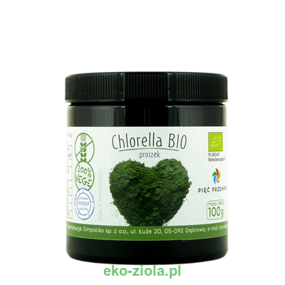 Pięć Przemian Chlorella BIO 500mg bezglutenowe 100g