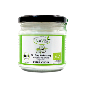 Olej Kokosowy Extra Virgin BIO 200ml, NatVita