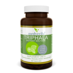 Medverita Triphala ekstrakt 40% tanin 300mg 60kaps