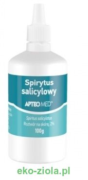 Apteo Spirytus salicylowy 2% 100ml, Lek OTC