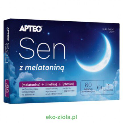 Apteo Sen (melatonina, chmiel, melisa) 60tabl