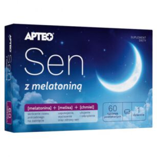 SEN (melatonina, chmiel, melisa) 60tabl, Apteo