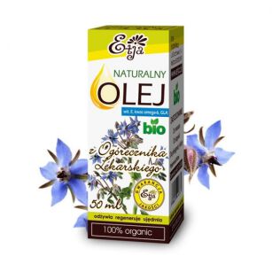 Olej z Ogórecznika lekarskiego (wrażliwa, sucha, dojrzała) BIO 50ml, Etja