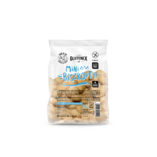 Glutenex Mini biszkopty bez dodatku cukrów (folia) 85g