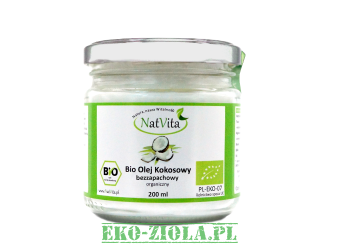 NatVita Olej kokosowy bezzapachowy BIO 200ml