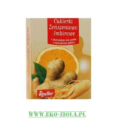 Reutter Cukierki Żeńszeniowo-imbirow 50g