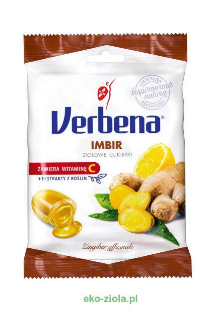 Verbena Cukierki Imbirowe 60g