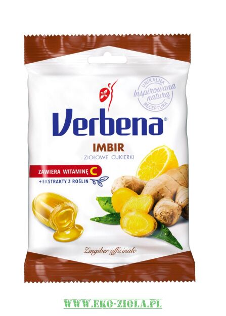 Verbena Cukierki Imbirowe 60g