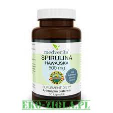 Medverita Spirulina Hawajska 500mg 50kap