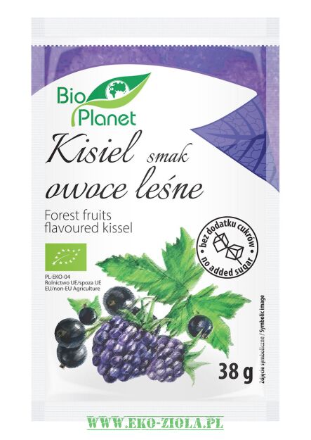 Bio Planet Kisiel smak owoce leśne BIO bez cukru 38g