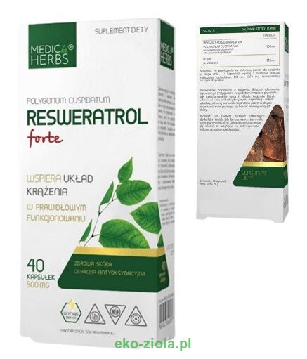 Medica Herbs Resweratrol Forte 500mg 40kaps