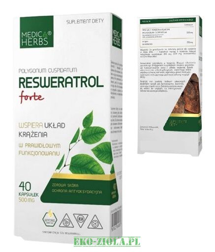 Medica Herbs Resweratrol Forte 500mg 40kaps